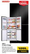Goldair 500L 4-Door Fridge-Each