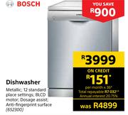Bosch 12 Place Dishwasher