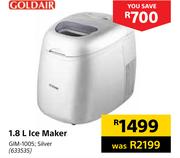 Goldair 1.8L Ice Maker Silver GIM-1005