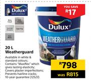 Dulux 20L Weatherguard