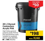Citycoat 5L Contractors Acrylic PVA