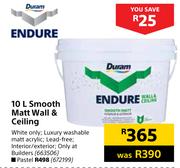 Duram 10L Smooth Matt Wall & Ceiling