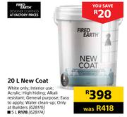 Fired Earth 20L New Coat