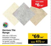 Hermes Tile Range 350mmX350mm-Per Sqm
