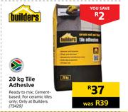 Builders 20Kg Tile Adhesive