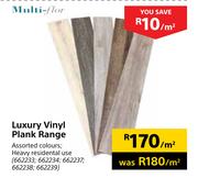 Multi-Flor Luxury Vinyl Plank Range-Per Sqm