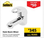 Builders Style Basin Mixer