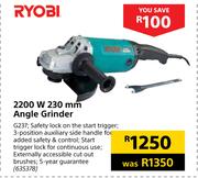 Ryobi 2200W 230mm Angle Grinder