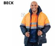 Beck 2 Tone Hi Viz Thermal Jacket
