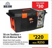 Big Jim 70cm Toolbox + 32cm Bonus Set