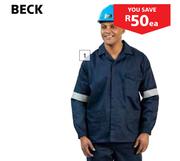 Beck Flame/Acid Resistant Conti Jacket-Each