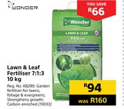 Wonder Lawn & Leaf Fertiliser 7:1:3-10Kg