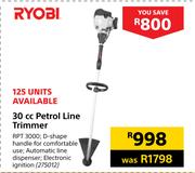 Ryobi 30cc Petrol Line Trimmer RPT 3000