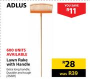 Adlus Lawn Rake With Handle