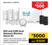 Security Mate WiFi And GSM Dual Network Wireless Alarm Kit