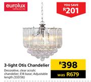 Eurolux 3 Light Otis Chandelier