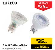 Luceco 5W LED Glass Globe GU10-Each
