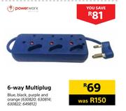 Power Worx 6 Way Multiplug