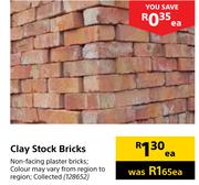 Clay Stock Bricks-Each
