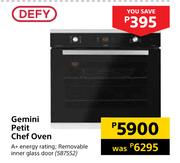 Defy Gemini Petit Chef Oven
