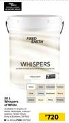 Fired Earth 5L White Whispers Of White