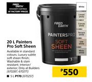 Fired Earth 20L Painters Pro Soft Sheen