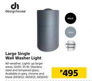 Designhouse Large Single Wall Washer Light
