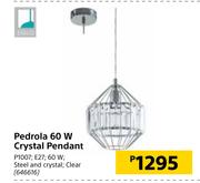 Eglo Pedrola 60W Crystal Pendant