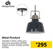 Designhouse Metal Pendant