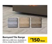 Barnyard Tile Range 400mm x 400mm-Per Box