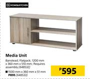 Home & Kitchen Media Unit 1500mm x 360mm x 51mm
