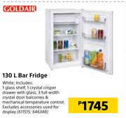 Goldair 130 Ltr Bar Fridge