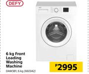 Defy 6Kg Front Loading Washing Machine DAW381