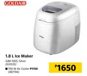 Goldair 1.8Ltr Ice Maker Silver GIM-1005