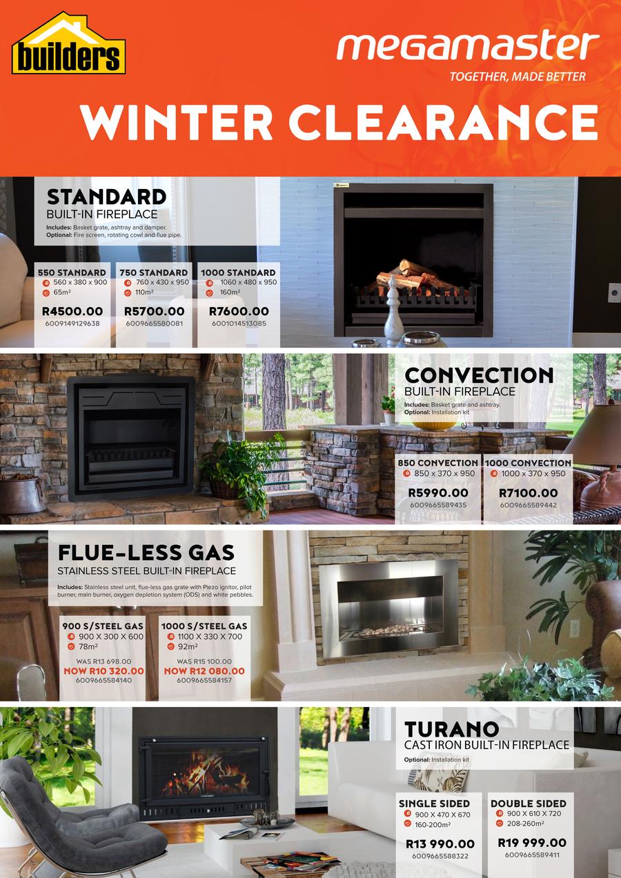 Builders Megamaster Winter Clearance Www Guzzle Co Za