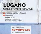 Lugano Cast Iron Fireplace