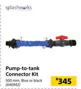 Splashworks Pump-To-Tank Connector kit Blue Or Balck 50mm