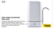 JoJo Twin Stage Countertop Filter Unit