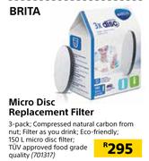 Brita Micro Disc Replacement Filter