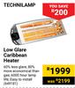 Technilamp Low Glare Caribbean Heater