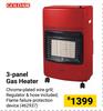 Goldair 3 Panel Gas Heater
