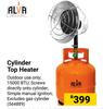 0Alva Cylinder Top Heater
