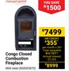 Megamaster Congo Closed Combustion Fireplace