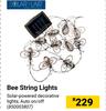 Solar Flair Bee String Lights