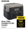Ecoflow River 2 Max Portable 512 Wh Inverter