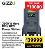 Gizzu 3600W Hero Ultra UPS Power Station