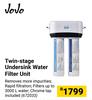 JoJo Twin Stage Undersink Water Filter Unit