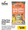 Fauna 10Kg Pure Millet Bird Food