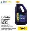Pool Brite 2L Tru Blu Algaecide & Water Clarifier