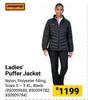 Interceptor Ladies Puffer Jacket